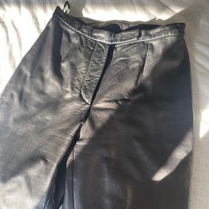 Genuine leather pants